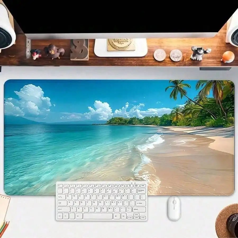 Gaming Accessories As Gifts - Tapis de souris Blue Ocean Summer