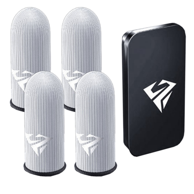 Gaming Accessories Bundle - Protège-doigts anti-transpiration pour écran tactile gamer,