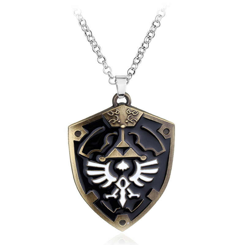 Gaming Accessories As Gifts - Collier pendentif symbole bouclier de jeu