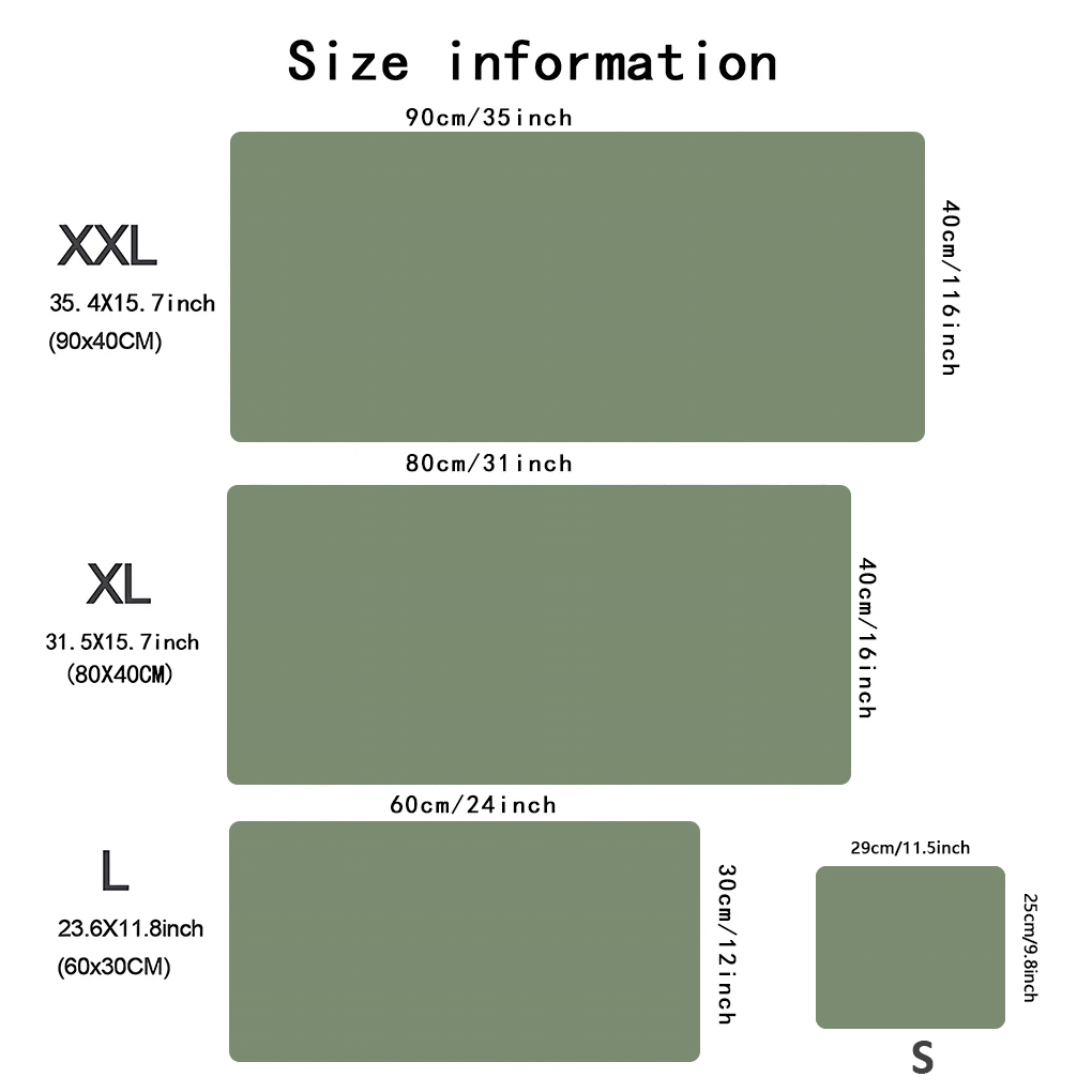 Tapis de souris de jeu vert so - Gaming Mouse Pad Xl avis et prix