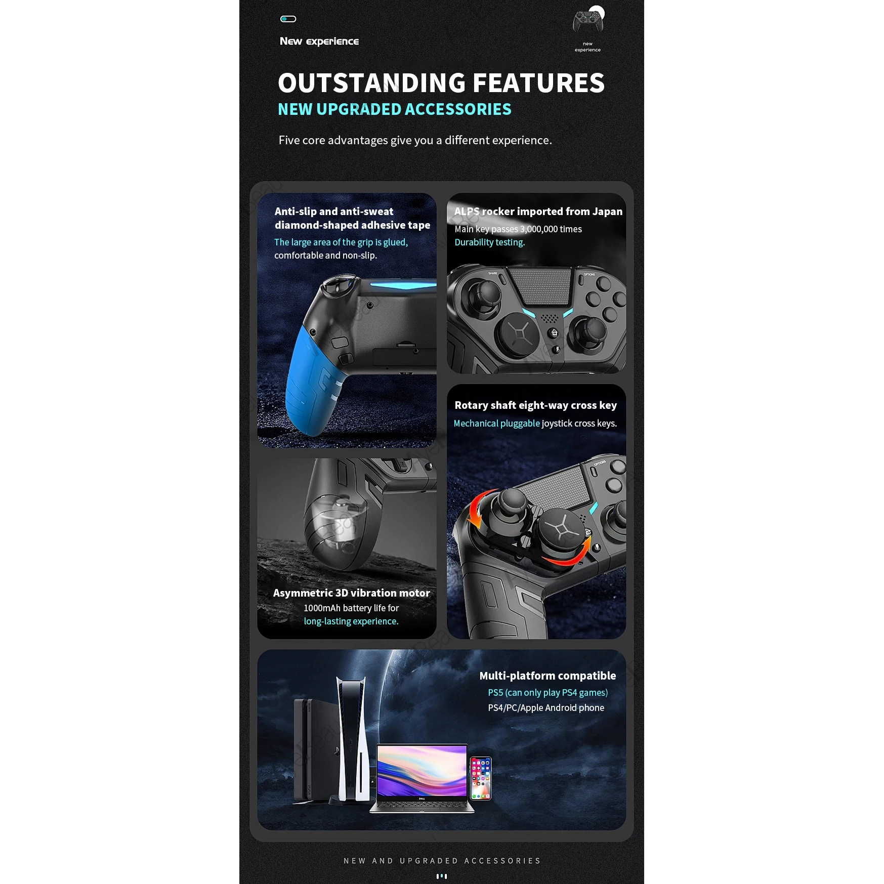 Contrôleur Mobile sans fil pou - Gaming Accessories Bundle avis et prix